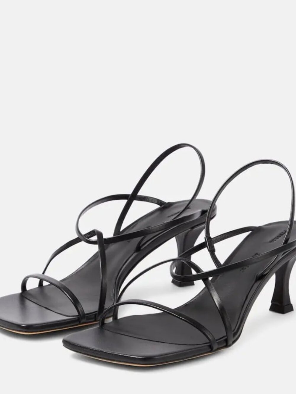 Proenza Schouler square 60 leather sandals